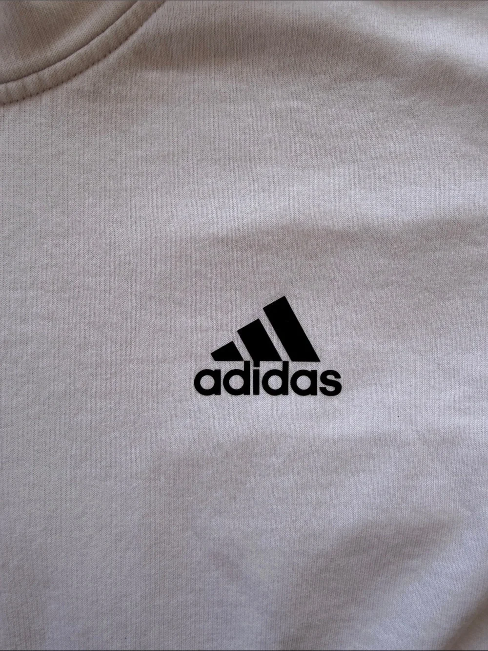 adidas Men’s Two-Tone Hooded Sweatshirt - White & Gray